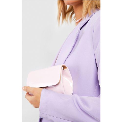 Pochette Vernie À Chaîne - One Size - boohoo - Modalova