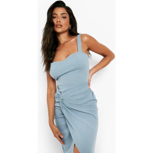 Robe Mi-Longue Torsadée - 36 - boohoo - Modalova