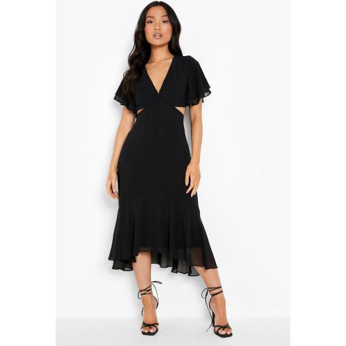 Petite" - Robe Mi-Longue À Col V - 36 - boohoo - Modalova