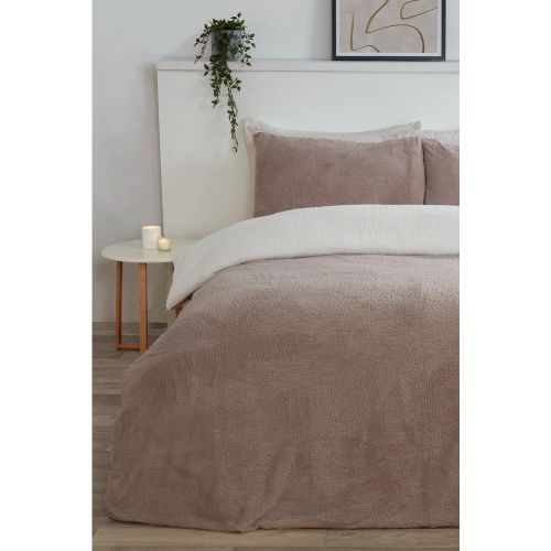 Parure De Lit Color Block En Synthétique Super King - Double - boohoo - Modalova