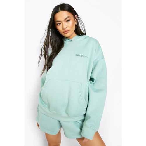 Ensemble De Survêtement Avec Sweat À Capuche Et Short À Inscription - S - boohoo - Modalova