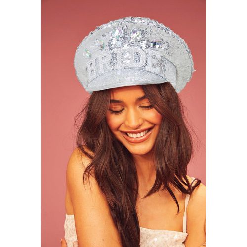 Casquette À Paillettes Et Inscription Bride - - boohoo - Modalova