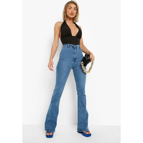 Jean Flare Effet Push-Up Coupe Skinny - 40 - boohoo - Modalova