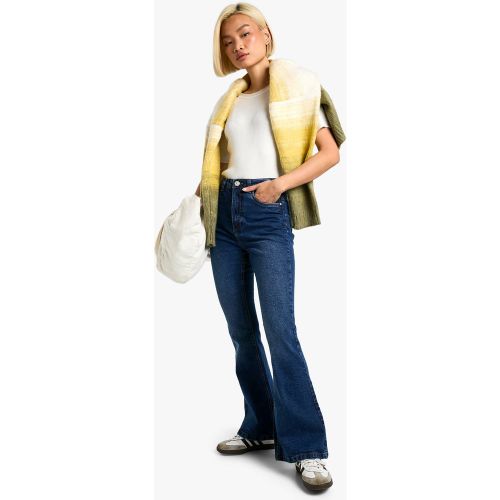 Jean Flare Effet Push-Up Coupe Skinny - 34 - boohoo - Modalova