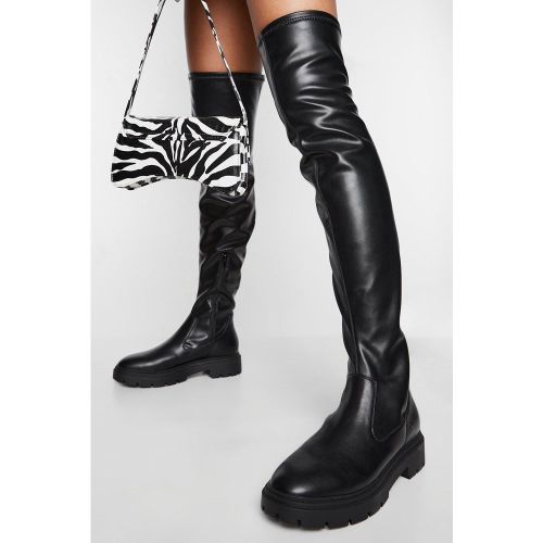 Bottes Montantes À Plateforme - 36 - boohoo - Modalova