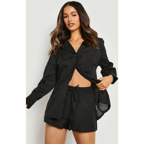Ensemble Avec Chemise Boyfriend Et Short Ample - 34 - boohoo - Modalova