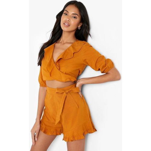 Ensemble Avec Crop Top Et Short - 38 - boohoo - Modalova