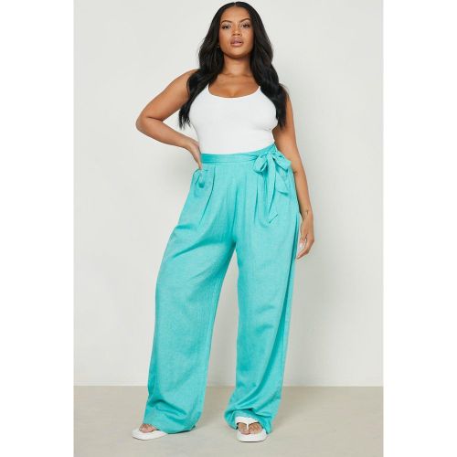Grande Taille - Pantalon Large À Ceinture - 44 - boohoo - Modalova