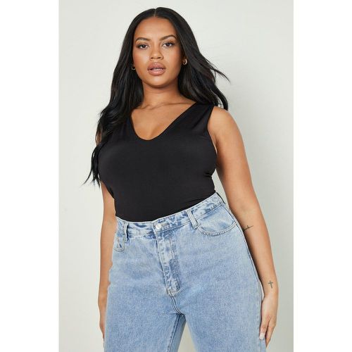 Grande Taille - Body À Décolleté Plongeant - 50 - boohoo - Modalova