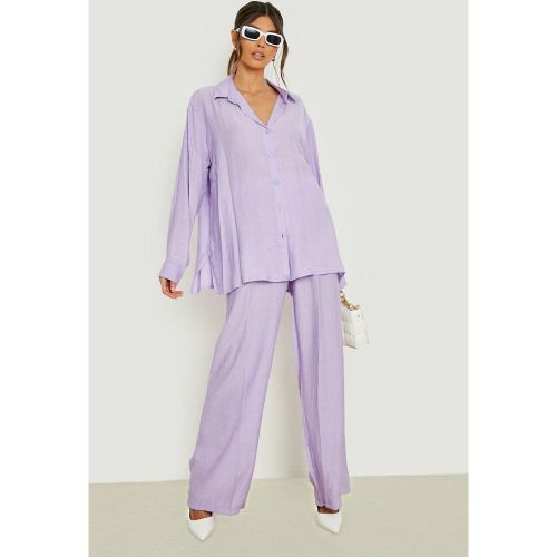 Chemise Texturée Relax - 36 - boohoo - Modalova