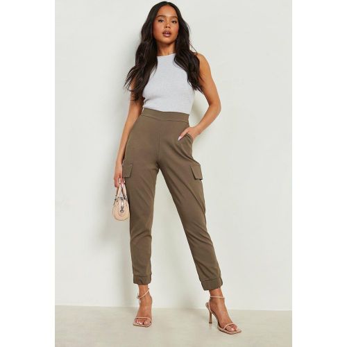 Petite" - Pantalon Fuselé Cargo - 38 - boohoo - Modalova