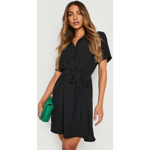 Robe Chemise À Attaches - 40 - boohoo - Modalova