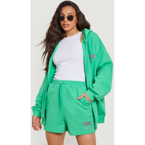 Tall" - Ensemble Avec Sweat À Capuche Zippé Et Short - S - boohoo - Modalova