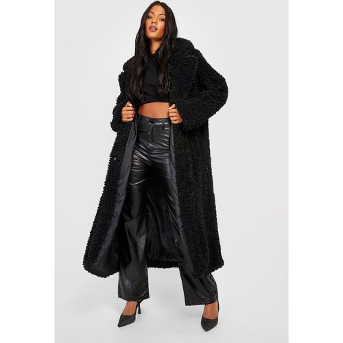 Tall" - Manteau Oversize En Faux Mouton - 36 - boohoo - Modalova