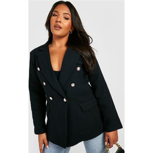 Grande Taille - Blazer Bouclé - 50 - boohoo - Modalova