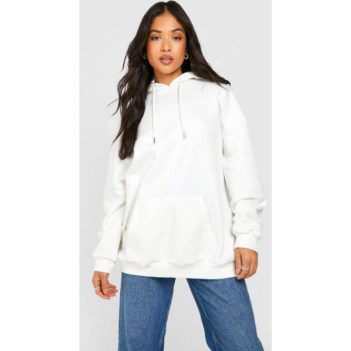 Petite" - Sweat À Capuche Oversize À Slogan Dsgn Studio - Blanc Écru - S, Blanc Écru - boohoo - Modalova