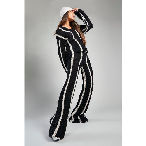 Ensemble En Maille À Rayures - S - boohoo - Modalova