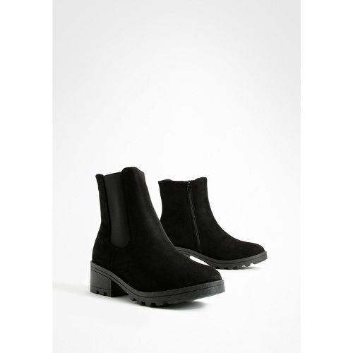 Bottines Chelsea À Talon Carré - 37 - boohoo - Modalova