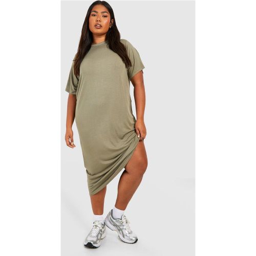 Grande Taille - Robe T-Shirt Mi Longue - 44 - boohoo - Modalova