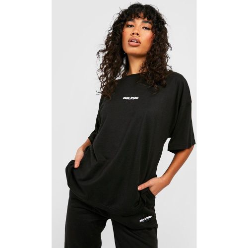 T-Shirt Oversize À Slogan Imprimé - S - boohoo - Modalova