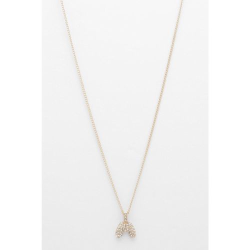 Collier À Lettre M - One Size - boohoo - Modalova