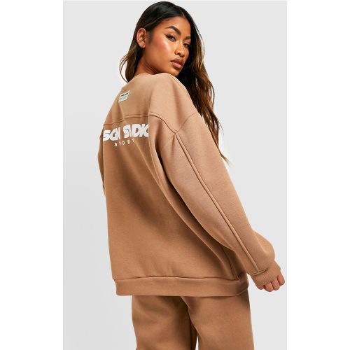 Sweat Oversize À Slogan Dsgn Studio - S - boohoo - Modalova