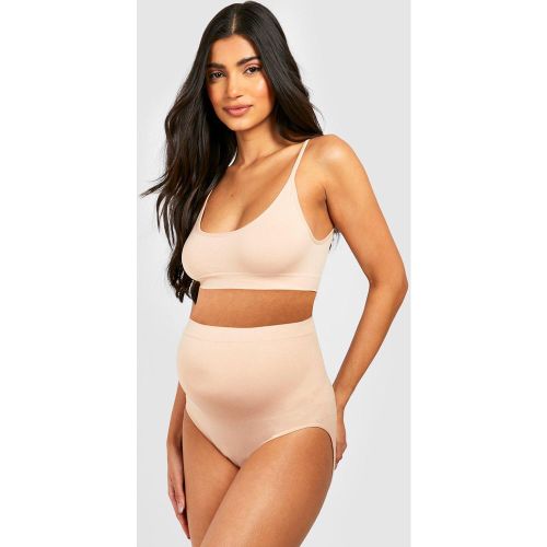 Maternité - Ensemble De Grossesse Sans Coutures Avec Soutien-Gorge Et Culotte - S - boohoo - Modalova