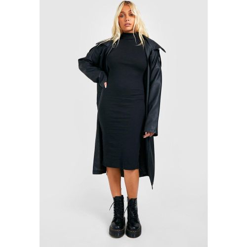 Robe Mi-Longue À Col Roulé - S - boohoo - Modalova