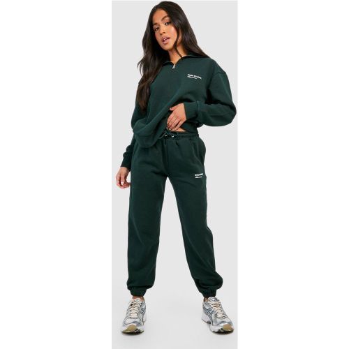Petite" - Survêtement Zippé Imprimé - S - boohoo - Modalova