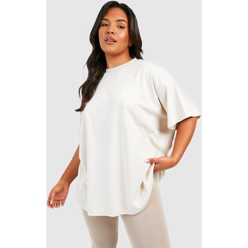 Grande Taille - T-Shirt Super Oversize Basique En Coton - boohoo - Modalova