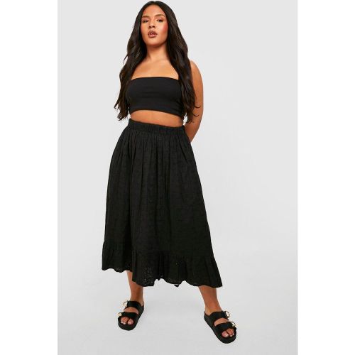 Grande Taille - Jupe Longue Brodée - 44 - boohoo - Modalova