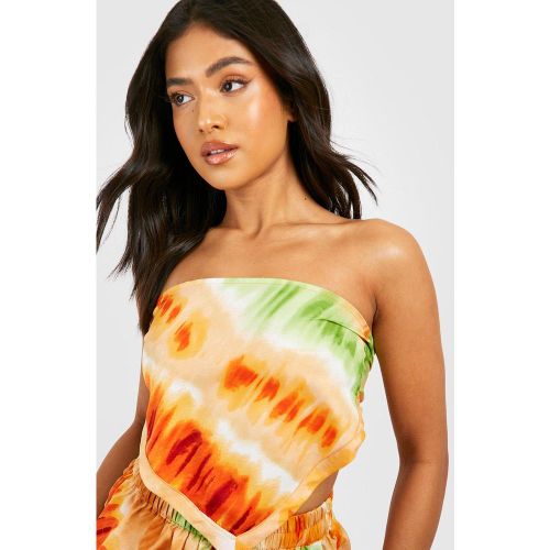 Petite" - Haut Foulard Tie Dye Multi Positions - 36 - boohoo - Modalova