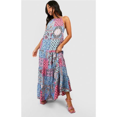 Petite" - Robe Longue Imprimée - 44 - boohoo - Modalova