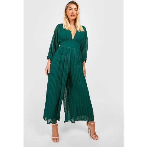 Combinaison Jupe-Culotte Plumetis À Manches Ballon - 44 - boohoo - Modalova
