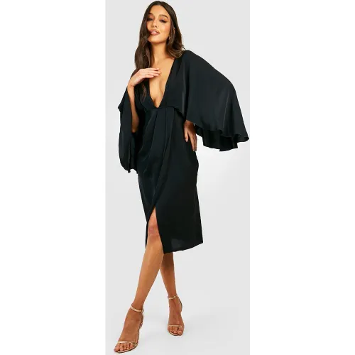 Robe Cape Satinée - 36 - boohoo - Modalova