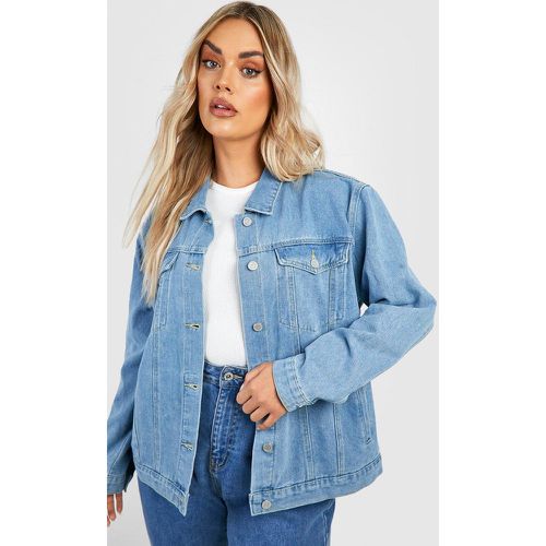 Grande Taille - Veste Oversize En Jean - 52 - boohoo - Modalova