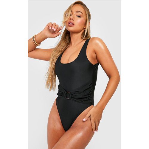 Maillot De Bain Sculptant À Anneau - 44 - boohoo - Modalova