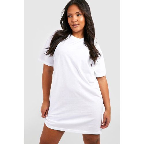 Grande Taille - Robe T-Shirt En Coton À Manches Courtes - 44 - boohoo - Modalova