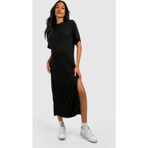 Maternité - Robe T-Shirt De Grossesse Mi-Longue - 36 - boohoo - Modalova