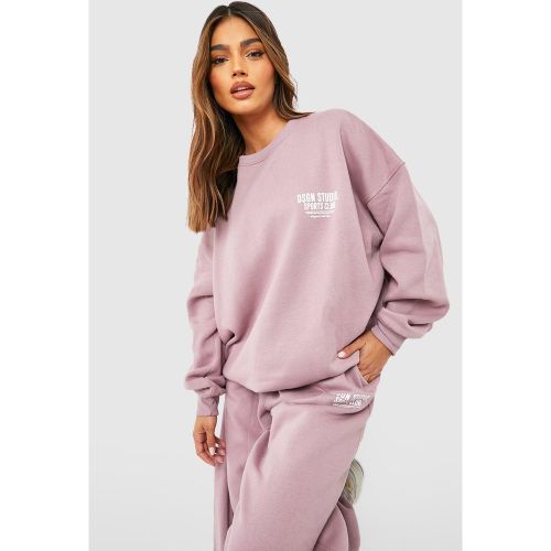 Sweat Oversize À Slogan Dsgn Studio - S - boohoo - Modalova