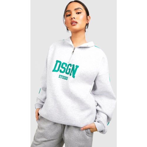 Sweat Zippé À Slogan - S - boohoo - Modalova