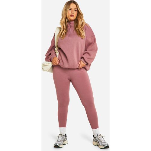 Grande Taille - Ensemble Oversize Avec Sweat Et Legging - 44 - boohoo - Modalova