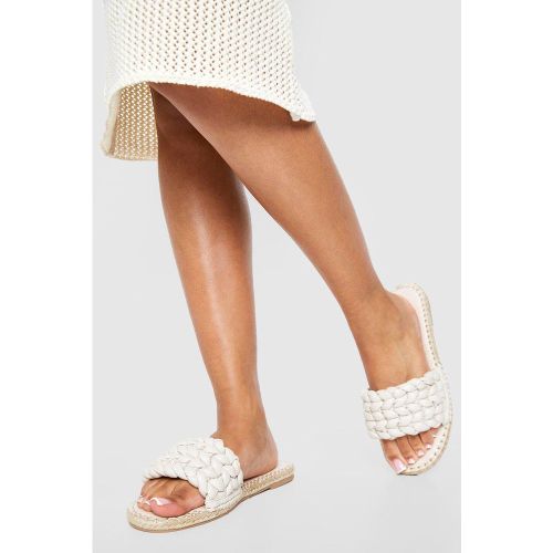 Claquette Espadrilles - Pointure Large - 38 - boohoo - Modalova