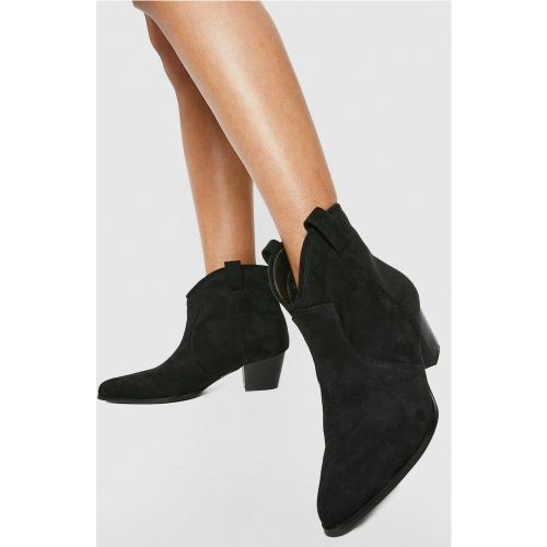 Santiags Basiques - Noir - 36, Noir - boohoo - Modalova
