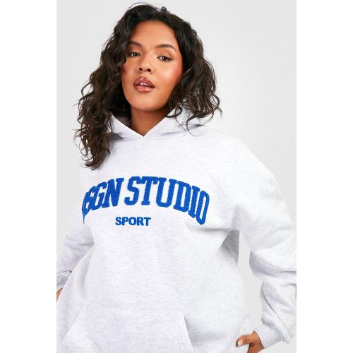 Grande Taille - Sweat À Capuche Oversize En Tissu Éponge - 44 - boohoo - Modalova
