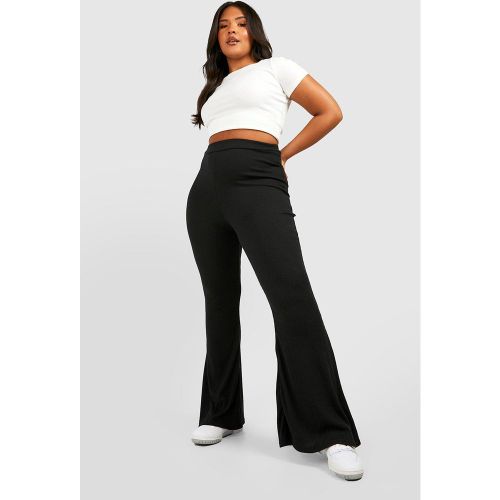 Grande Taille - Pantalon Flare Côtelé - 44 - boohoo - Modalova