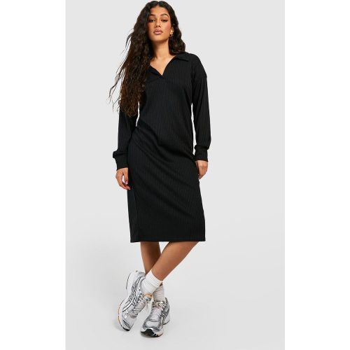 Robe Pull Côtelée À Manches Longues - 36 - boohoo - Modalova