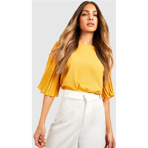 Blouse Plissée - 44 - boohoo - Modalova