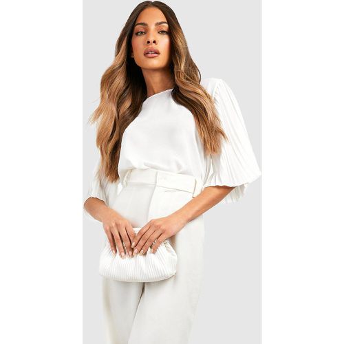 Blouse Plissée - 36 - boohoo - Modalova