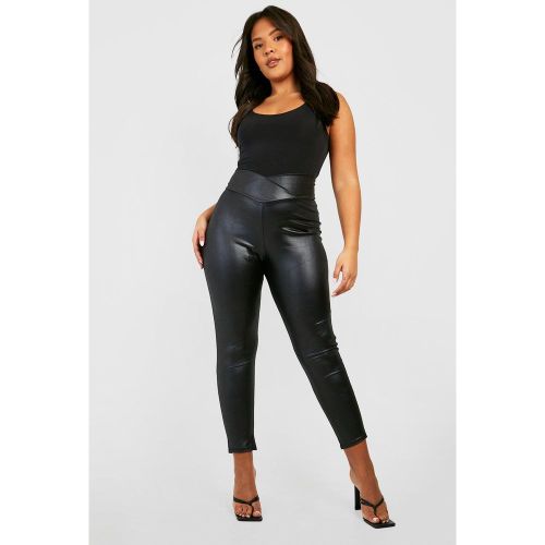 Grande Taille - Legging Push-Up Brillant - 48 - boohoo - Modalova